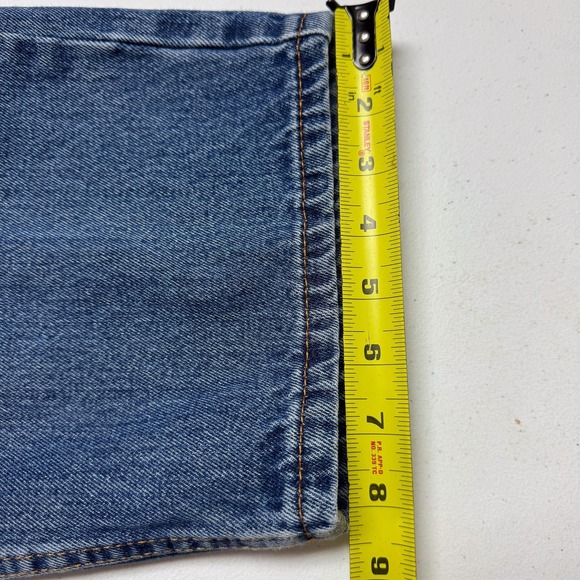 Levis 550 Jeans Mens 40 Blue Relaxed Fit Tapered‎ Leg Mid Wash Denim 38x30 - Picture 16 of 16
